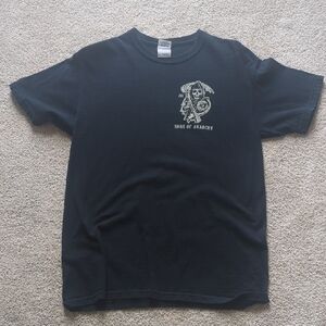 adidas Black Short Sleeve Graphic Tee - Sons of Anarchy Logo